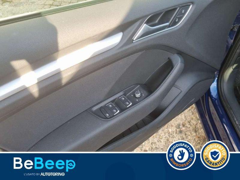 Audi A3 SPORTBACK 1.6 TDI AMBIENTE 110CV S-TRONIC E6