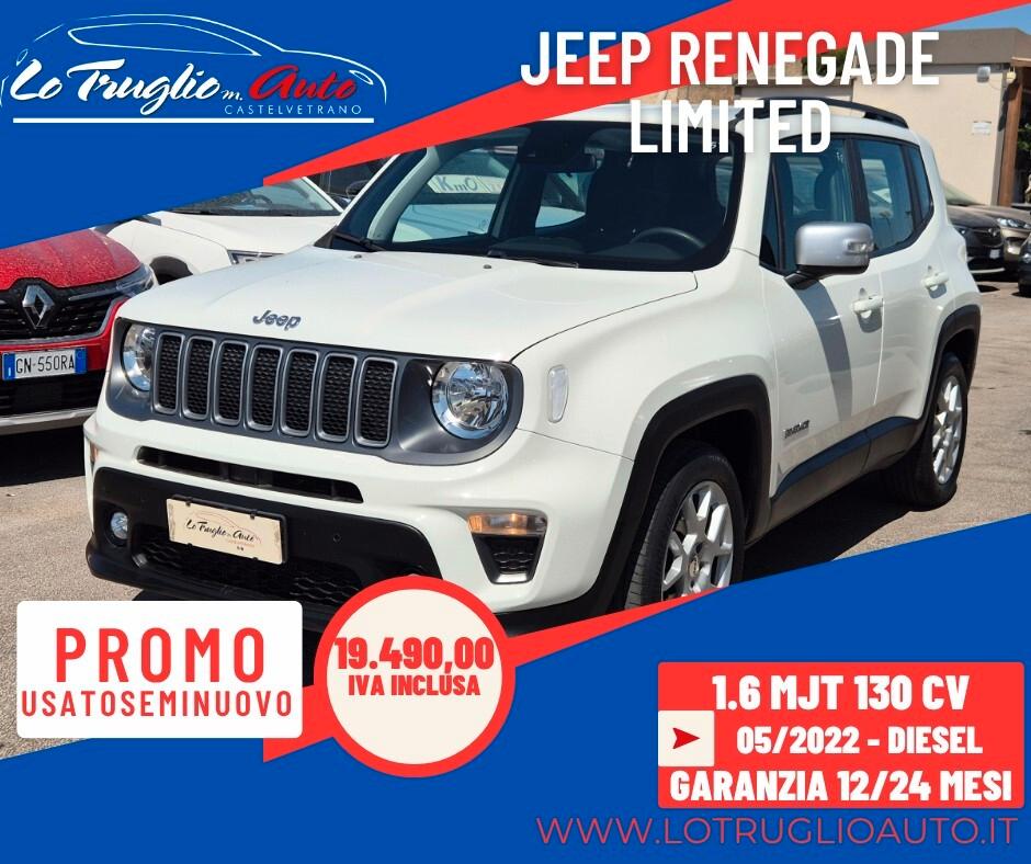 Jeep Renegade 1.6 Mjt 130 CV Limited - 2022