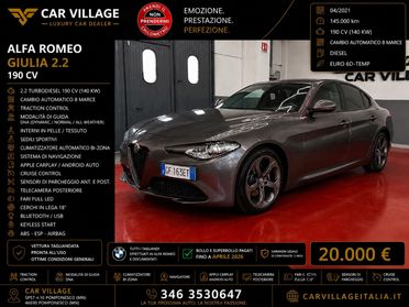 Alfa Romeo Giulia 2.2 Turbodiesel 190cv
