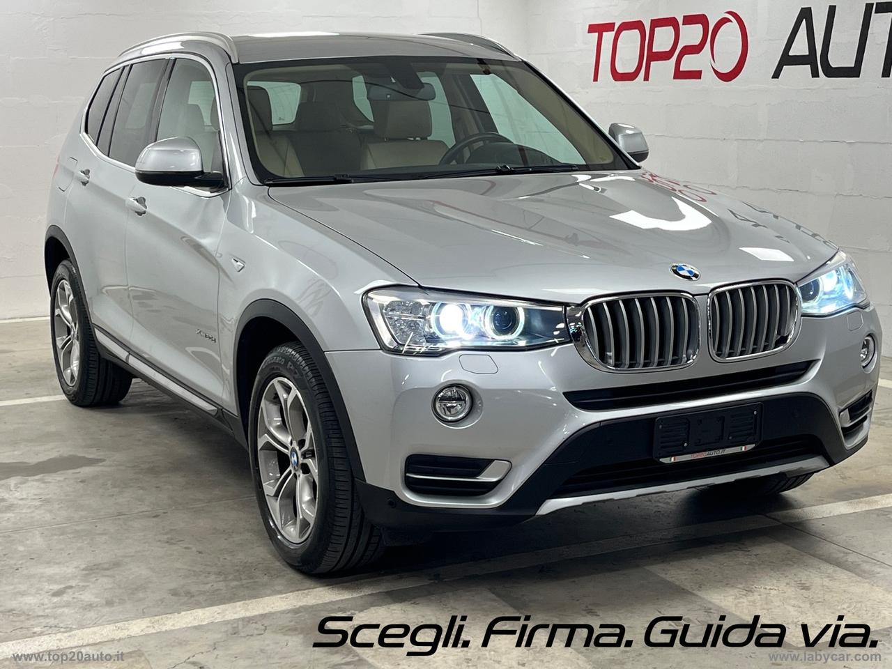 BMW X3 XDrive20d XLine|PELLE TOTALE|8 GOMME