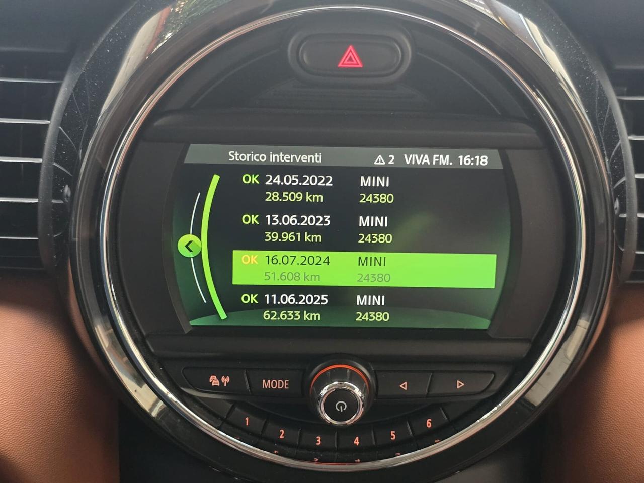 Mini 5p 1.5 One 102cv automatica / pelle totale -OK NEOPATENTATI