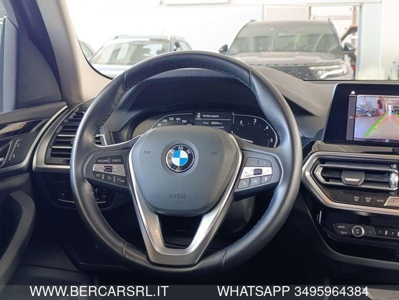 BMW X3 sDrive18d 48V*TELECAMERA POST*SEDILI SPORTIVI*LED*VIRTUAL COCKPIT PLUS*