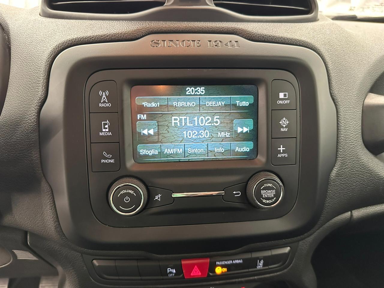 Jeep Renegade 1.6 mjt 120cv-KM CERTIFICATI-PERMUTE-