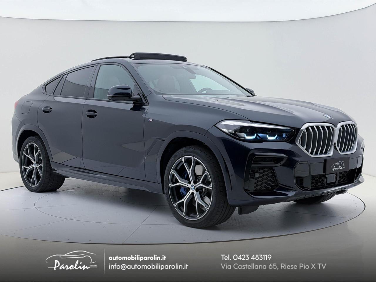 BMW X6 xDrive40d mhev 48V Msport Tetto-360°-21''