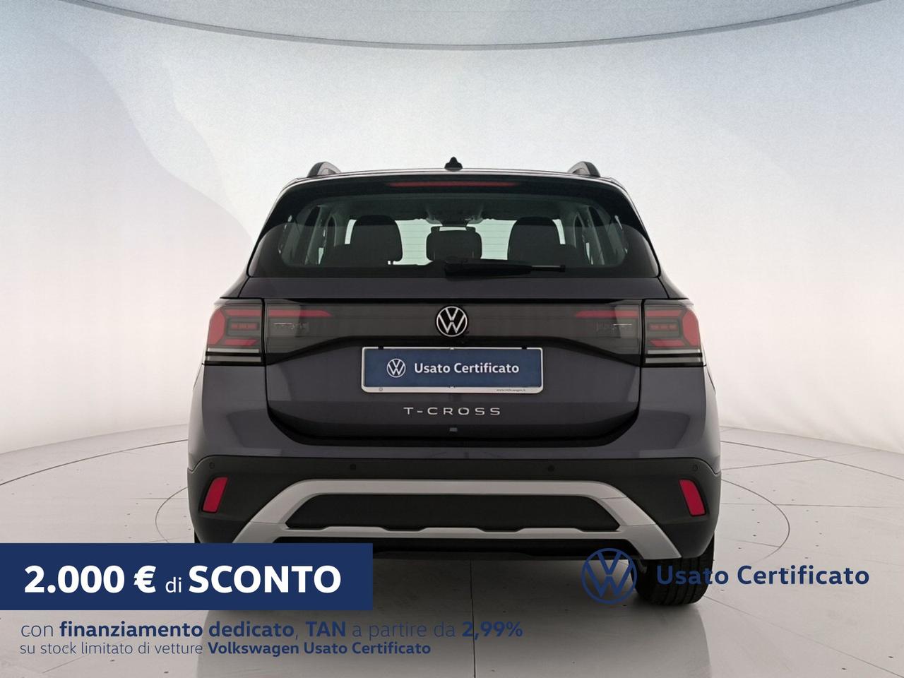 Volkswagen T-Cross 1.0 tsi life 95cv