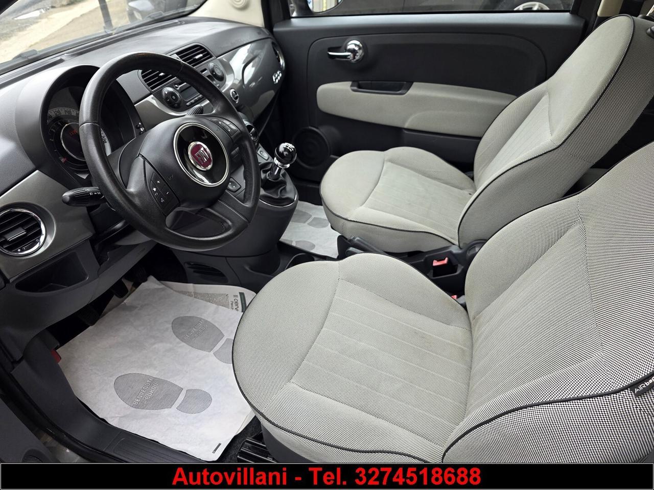 Fiat 500 1.2 LOUNGE cv 70 ANNO 2014