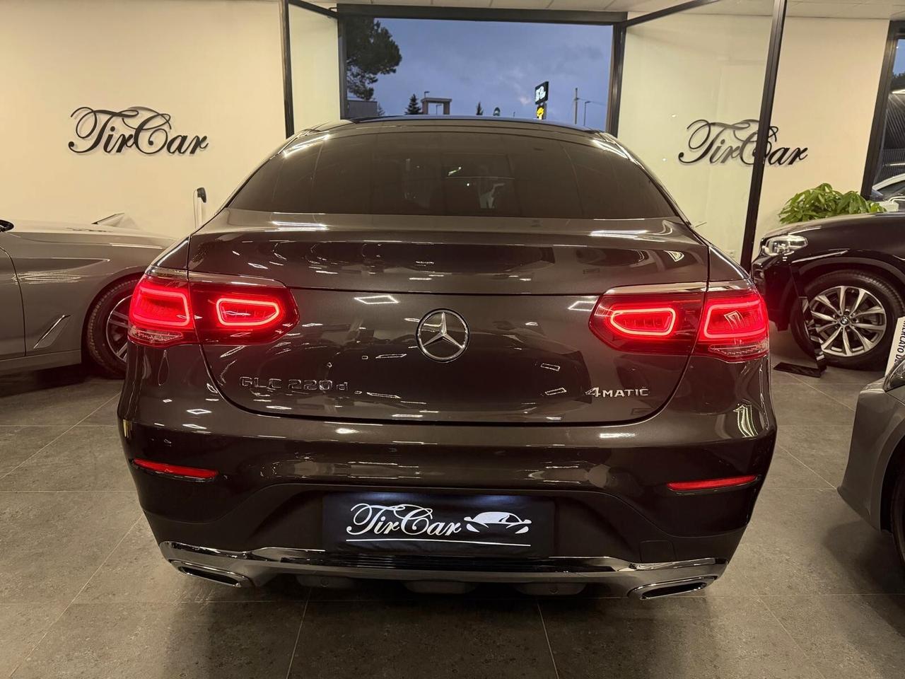 MERCEDES-BENZ GLC 220D COUPE' 4MATIC SPORT 2.0 194CV PELLE NAVI CAM ANNO 2021
