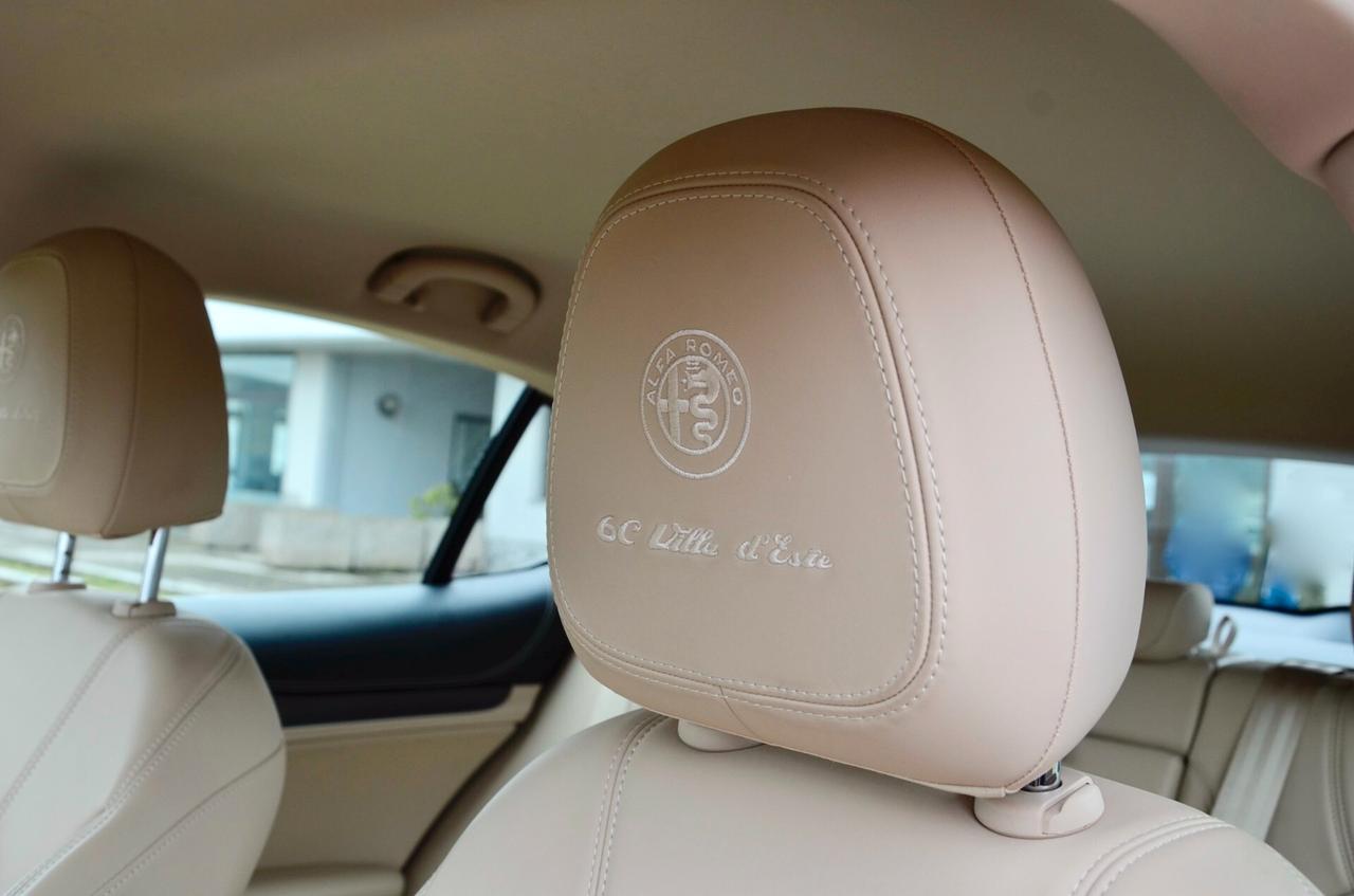 ALFA ROMEO STELVIO 2.2 t 6C VILLA D'ESTE Q4 210cv AUT, ROSSO ETNA, UNICOPROPRIETARIO, SERVICE UFFICIALI, EURO 6D, 21", PERMUTE