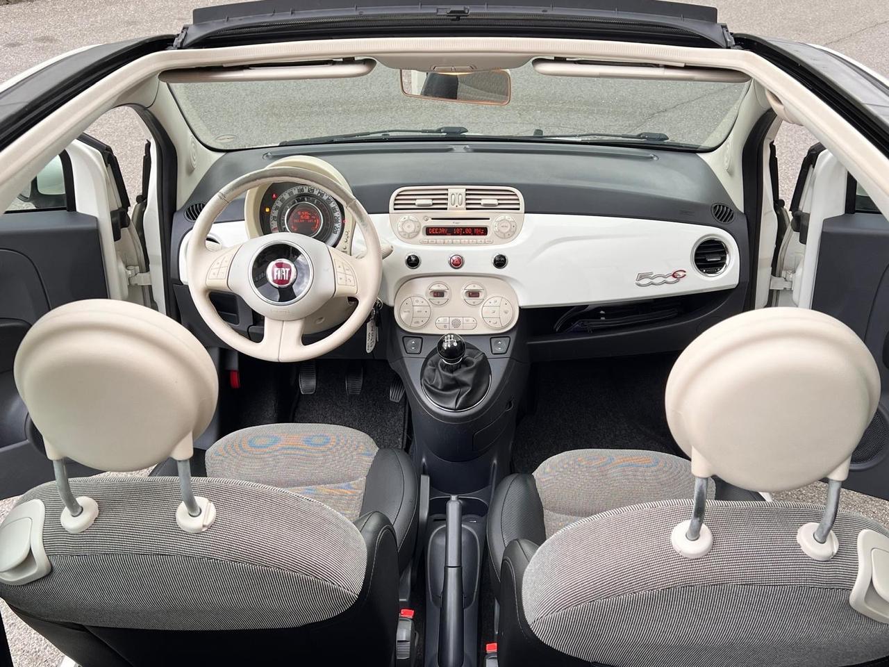 Fiat 500 C 1.2 Rock Ok neo patentati Unico proprietario