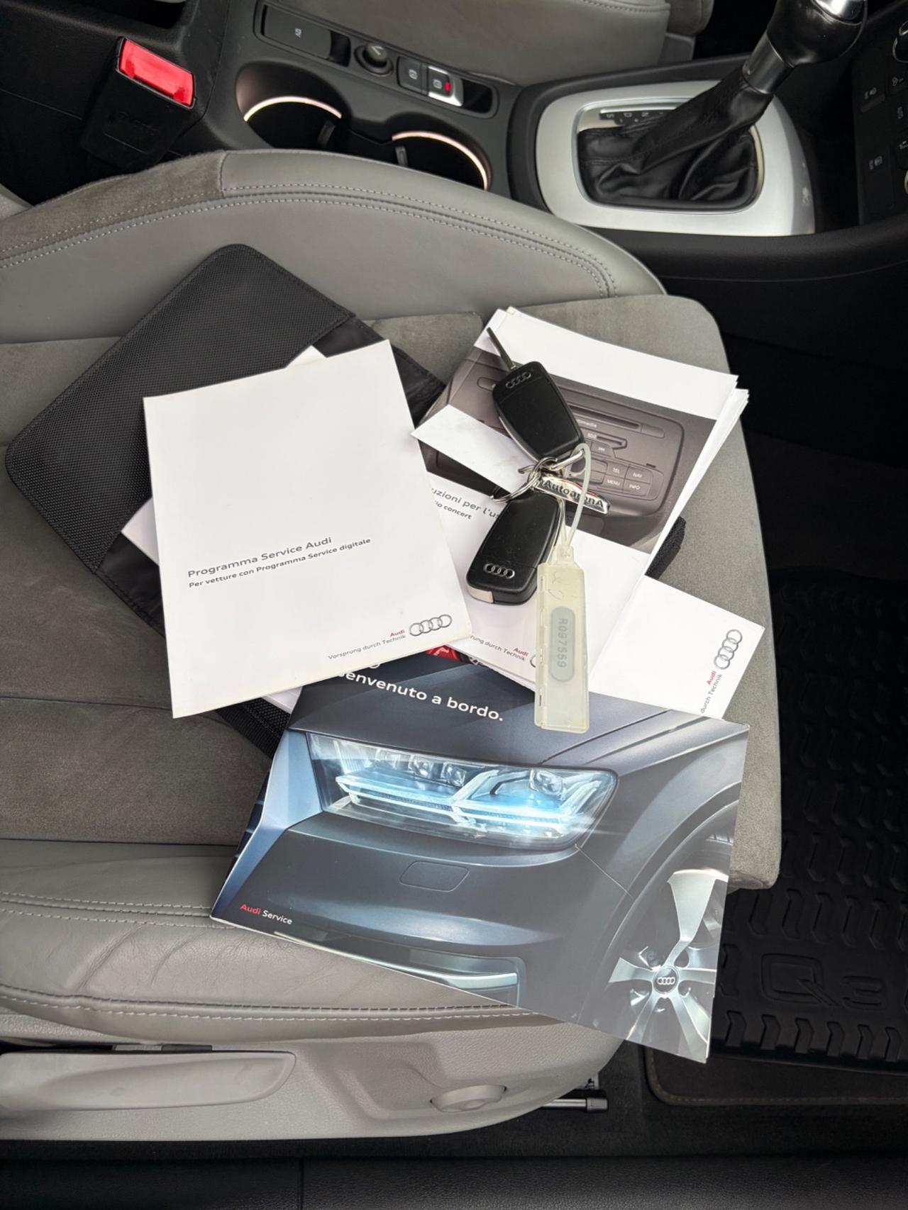 AUDI Q3 2.0 TDI QUATTRO S TRONIC SPORT "UNICA"