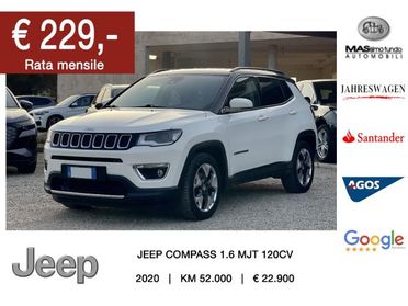 JEEP Compass 1.6 Mjt II 2WD Limited