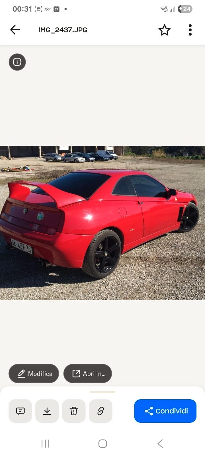 Alfa Romeo GTV 2.0i V6 turbo cat