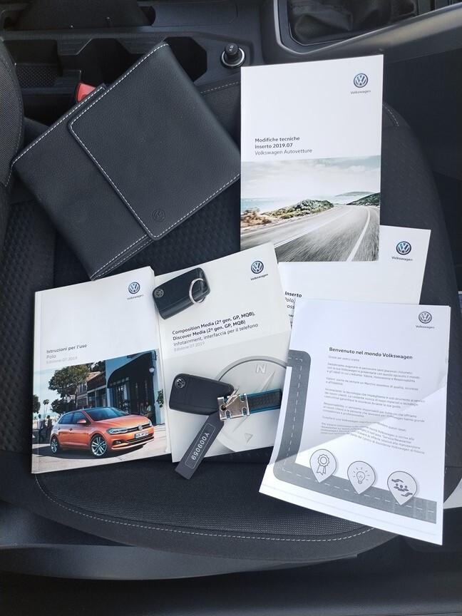 Volkswagen Polo 1.0 TSI 5p. Comfortline BlueMotion Technology 95000km 9/2019 unipro tagliando pre consegna
