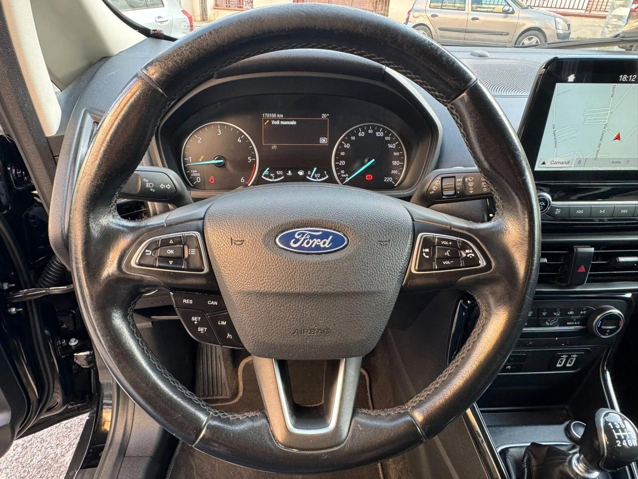 FORD ECOSPORT 1.5 TDCI 100 CV. TITANIUM FULL PERFETTA