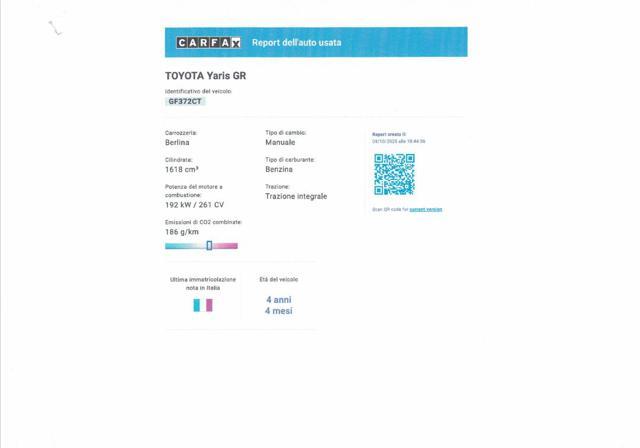 TOYOTA Yaris 1.6 Turbo 3 porte GR Yaris Circuit