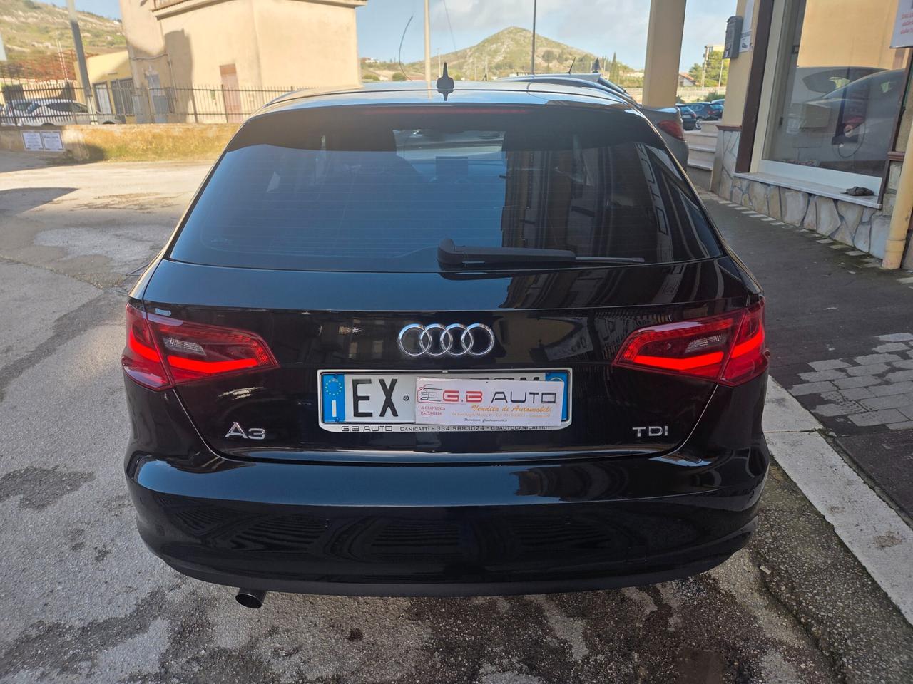 AUDI A3 1.6 TDI 110 CV ANNO 2014 FARI LED NAVIG KMCERT