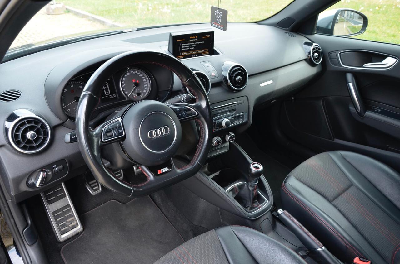 AUDI S1 SPORTBACK 2.0 TFSI QUATTRO 231cv 5p, UFF ITALIANA, KEYLESS, XENO, SEDILI IN PELLE, 18", PERMUTE
