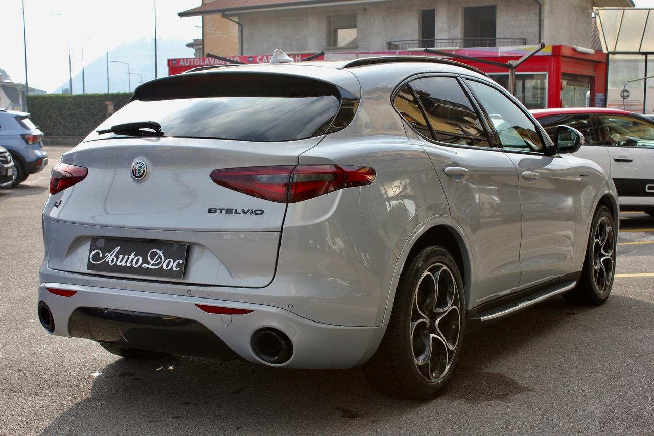 Alfa Romeo Stelvio 2.2 Turbodiesel 210 CV AT8 Q4 Veloce PELLE NAVY BAULE ELETT.