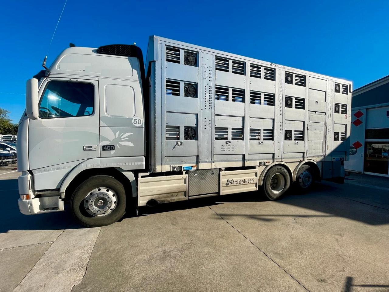 Volvo FH12-460 - ***TRASPORTO BESTIAME MICHIELETTO 3 PIANI ***