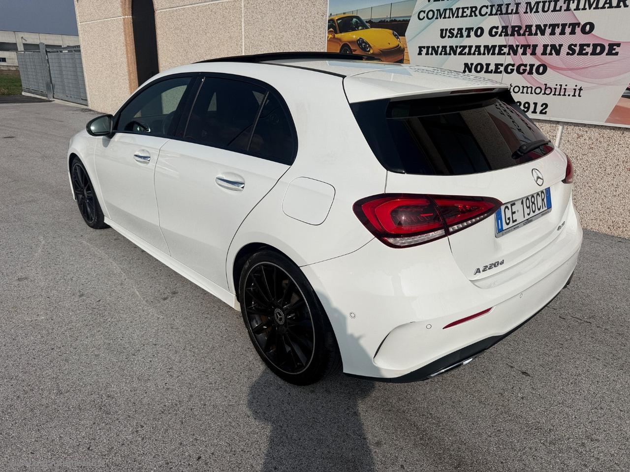 MERCEDES-BENZ A 220 d Automatic 4Matic Premium TETTO 19 MULTIBEAM