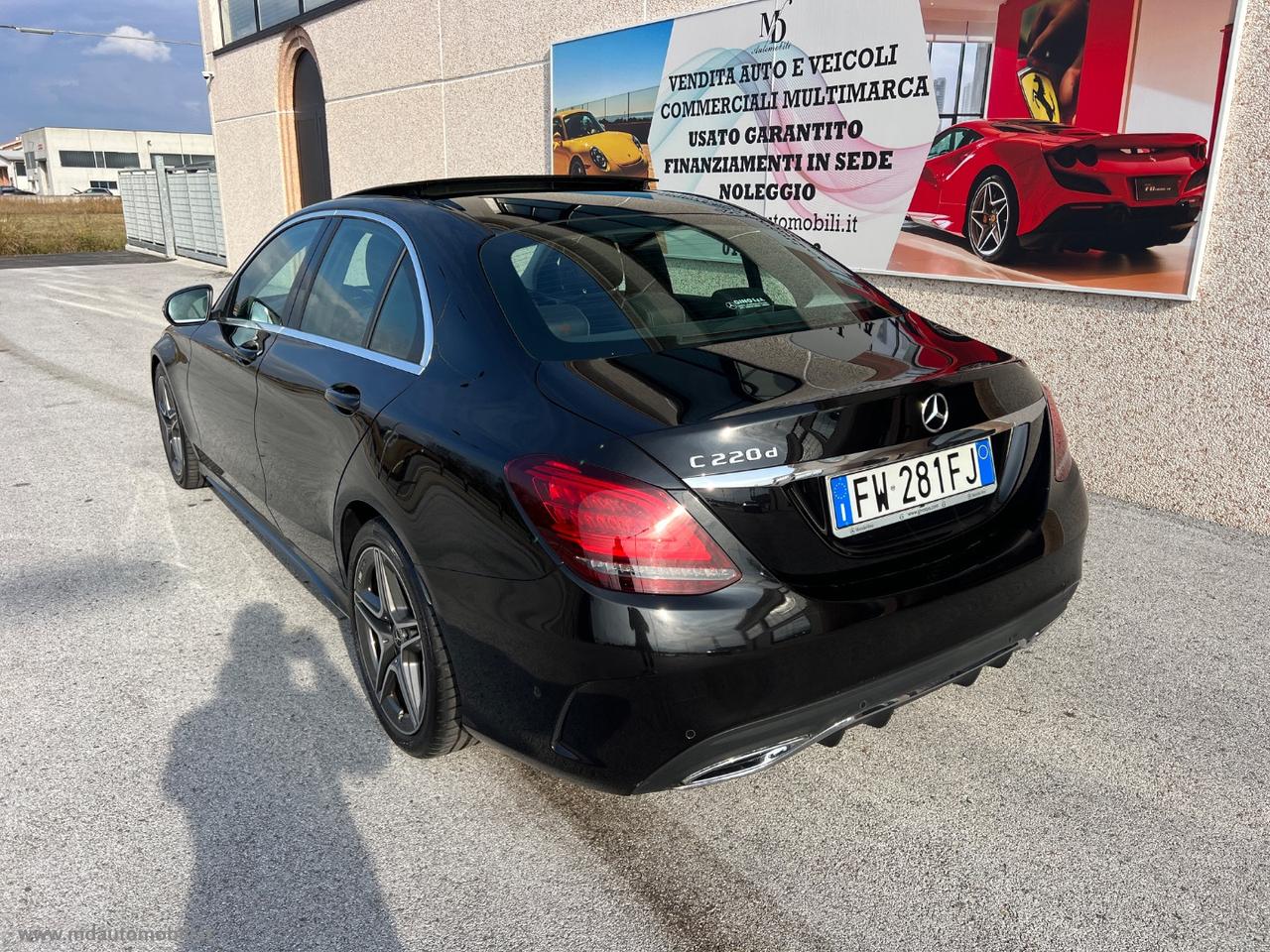 MERCEDES-BENZ C 220 d Auto Premium BERLINA AMG TETTO RESTYLING