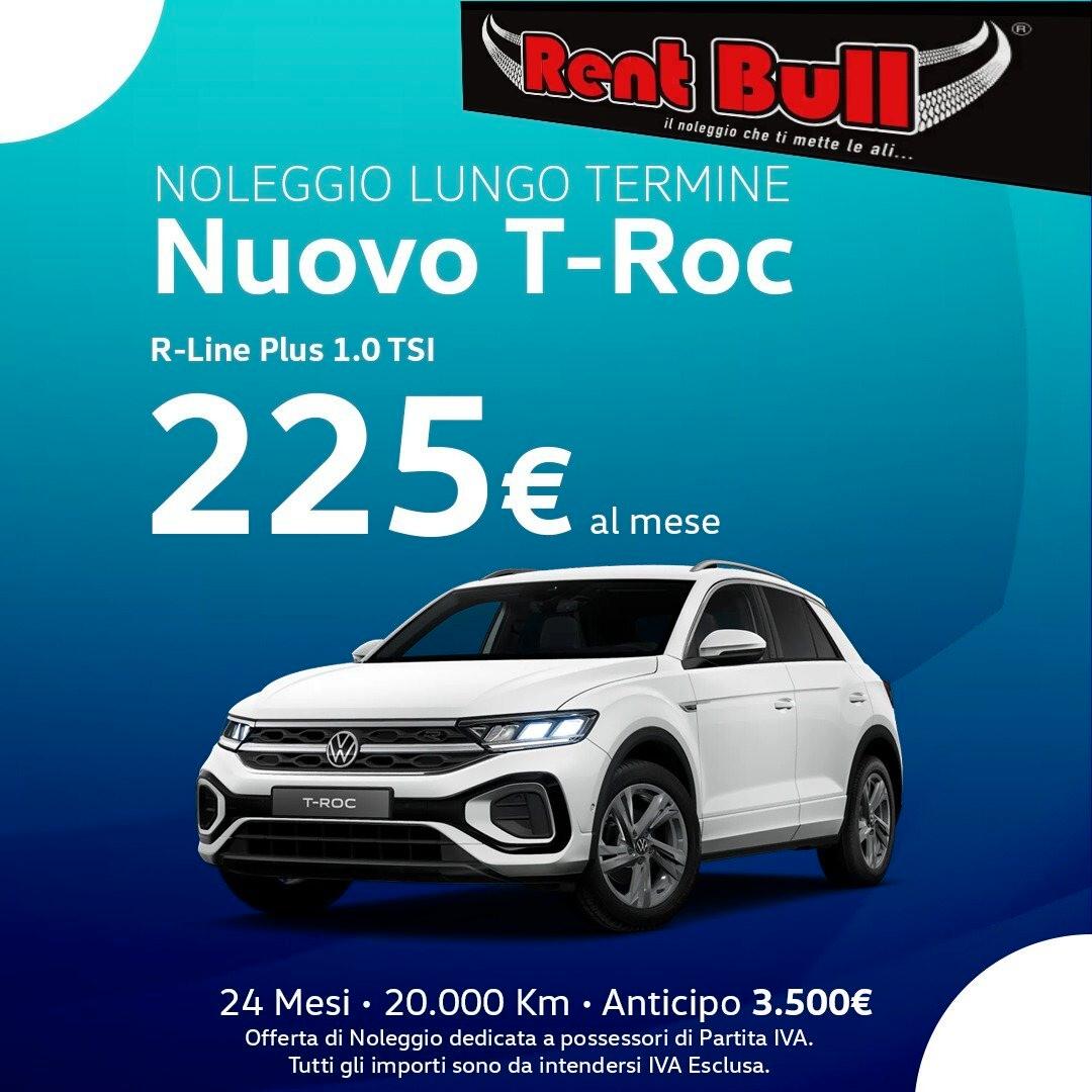 NOLEGGIO A LUNGO TERMINE Volkswagen T-Roc 1.0 TSI Edition Plus