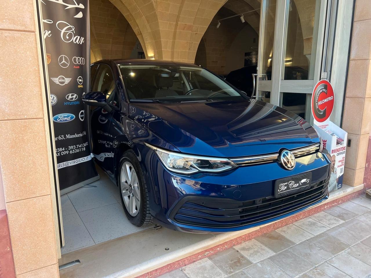 VOLKSWAGEN GOLF VIII 2.0 TDI 150CV DSG NAVI CAM LED AMBIENT ANNO 2021