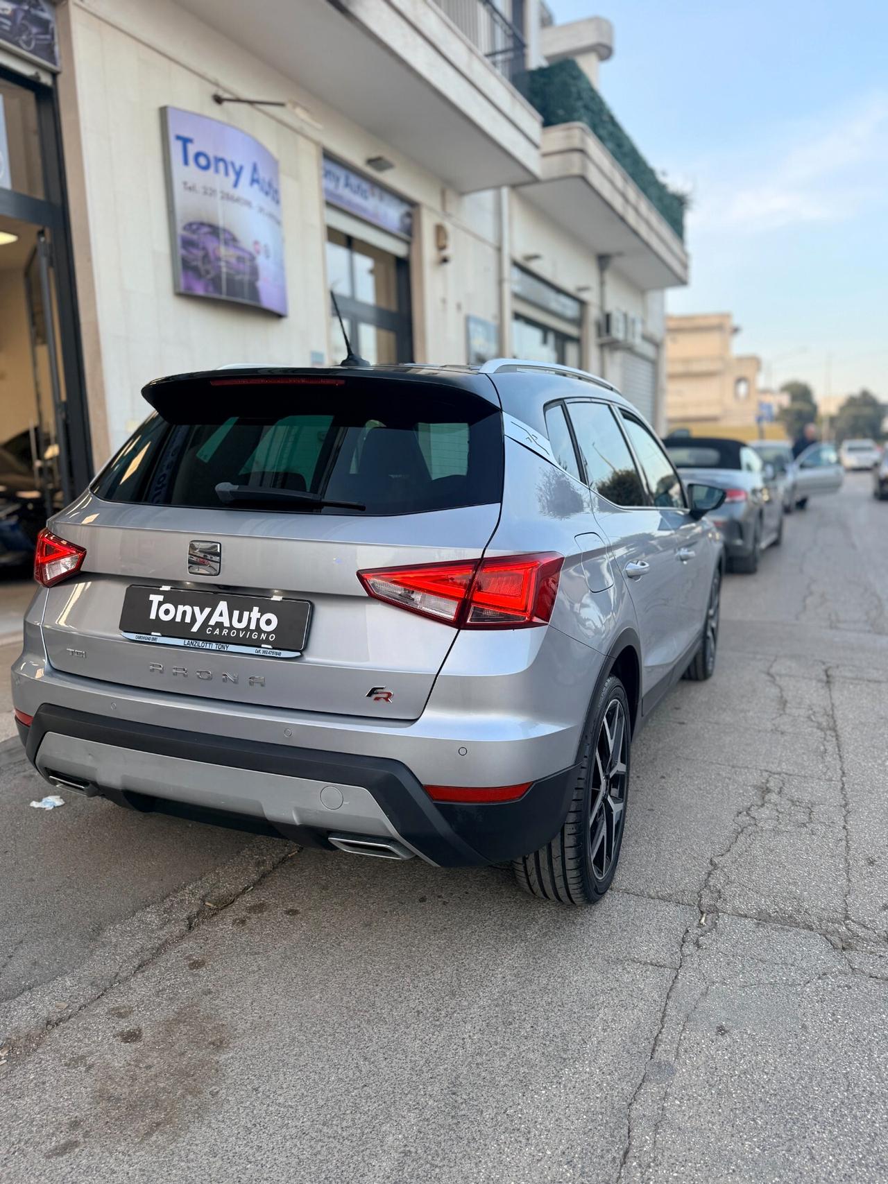 Seat Arona 1.0 TGI FR BENZINA/METANO DI SERIE, CON APPLE CARPLAY,ANDROID AUTO,TELECAMERA,NAVI,FULL LED