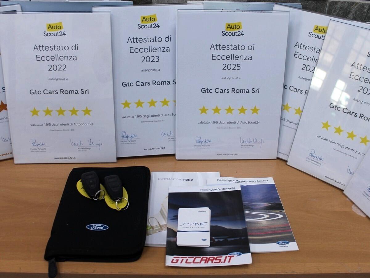 Ford Kuga 2.0 EcoBlue Hybrid 150 CV 2WD Titanium Business Telecamere Led CoPilot IVA DEDUC