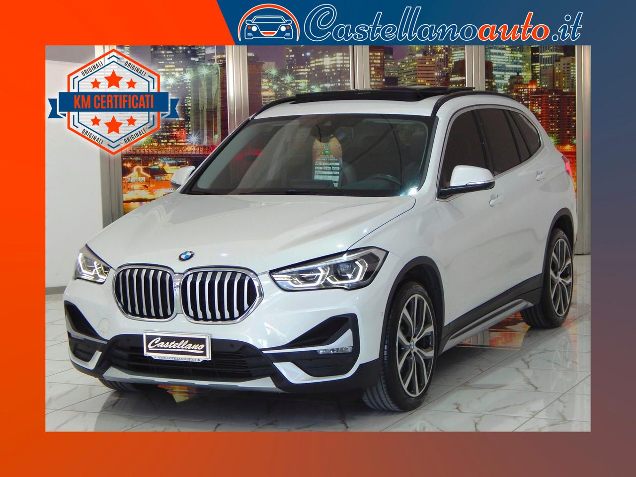BMW X1 xdrive20d xLine Plus Aut. TETTO-NAVI-PELLE-PARK-LED