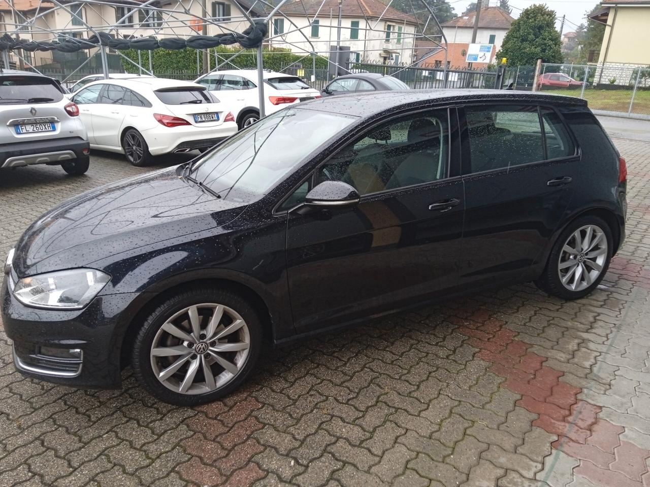 Volkswagen Golf TSI HIHGLINE 17" SENS PARK DOPPI NAVY CRUISE CONTROL SEDILI SPORTIVI IN ALCANTARA
