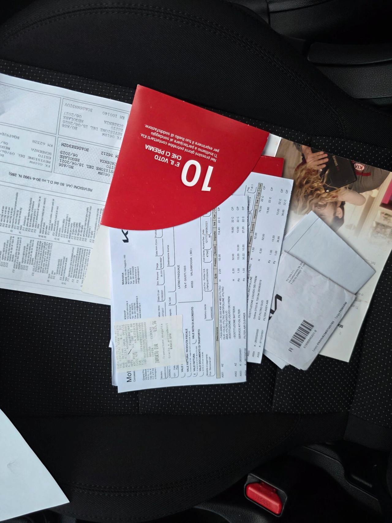 Kia Carens 1.7D catena perfetta e garantita 12M