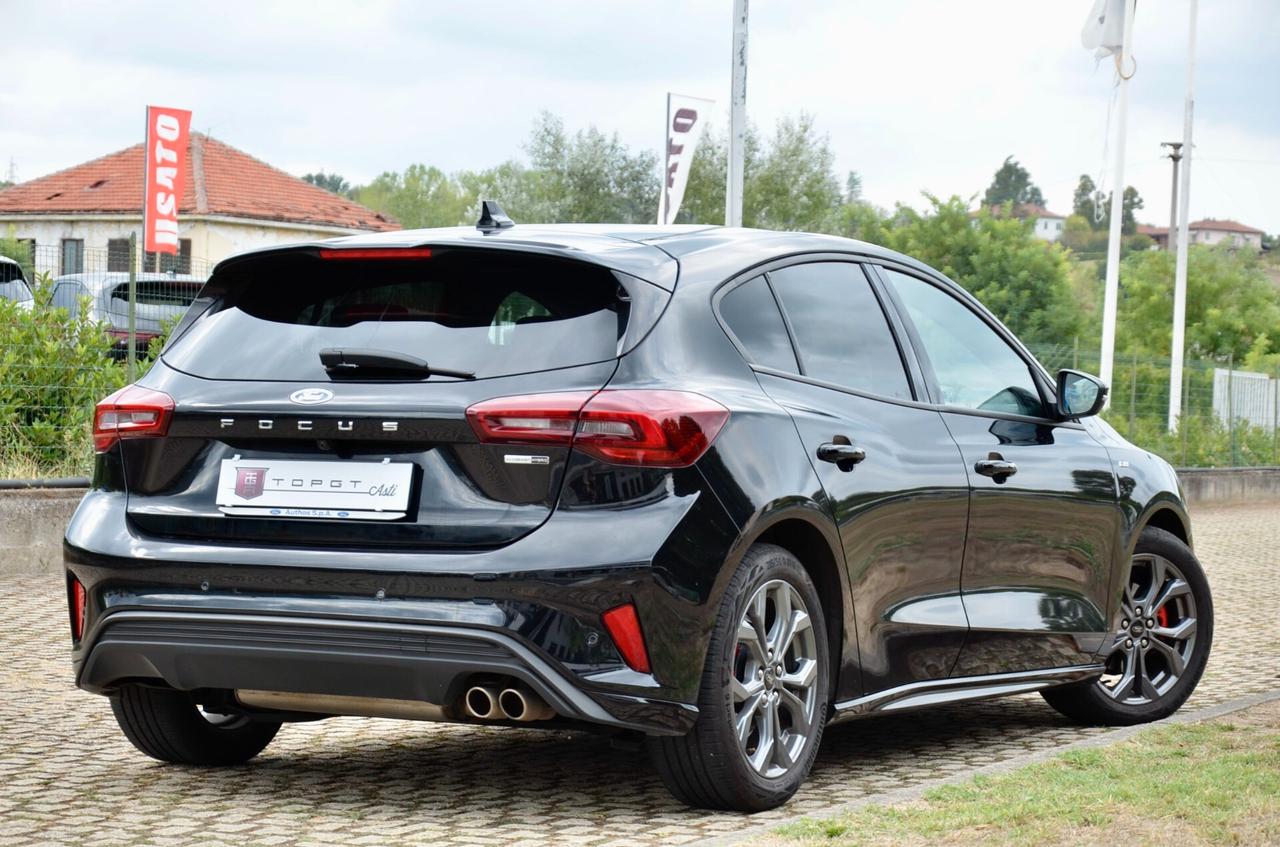 FORD FOCUS 1.0 MHEV MILD HYBRID ECOBOOST ST-LINE 125cv, UNICOPROPRIETARIO, UFF ITALIANA, SERVICE FORD, FULL LED, PERMUTE