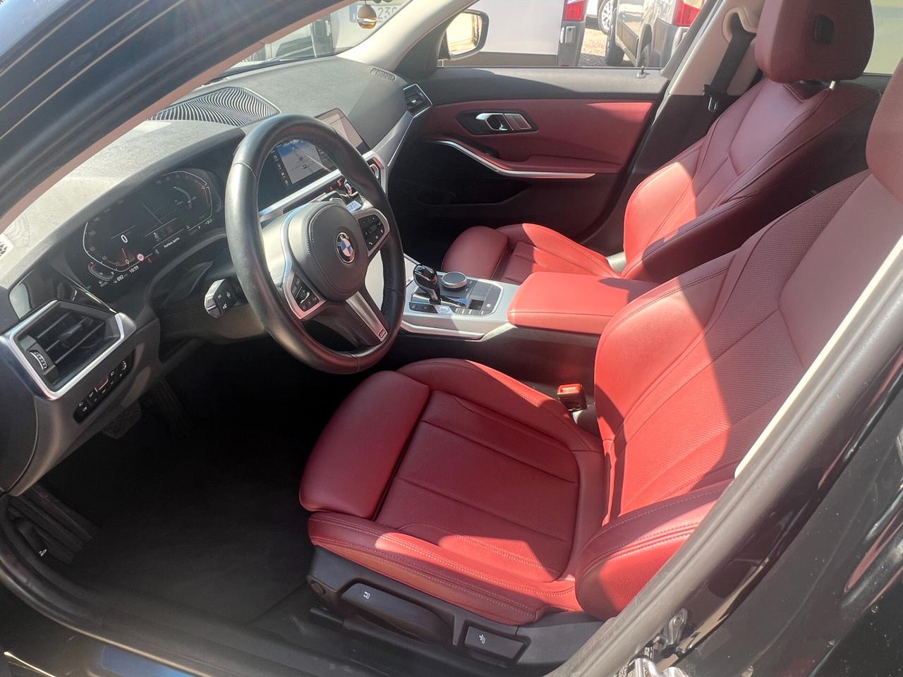 Bmw 320d Sport Automatica Pelle Rossa Berlina