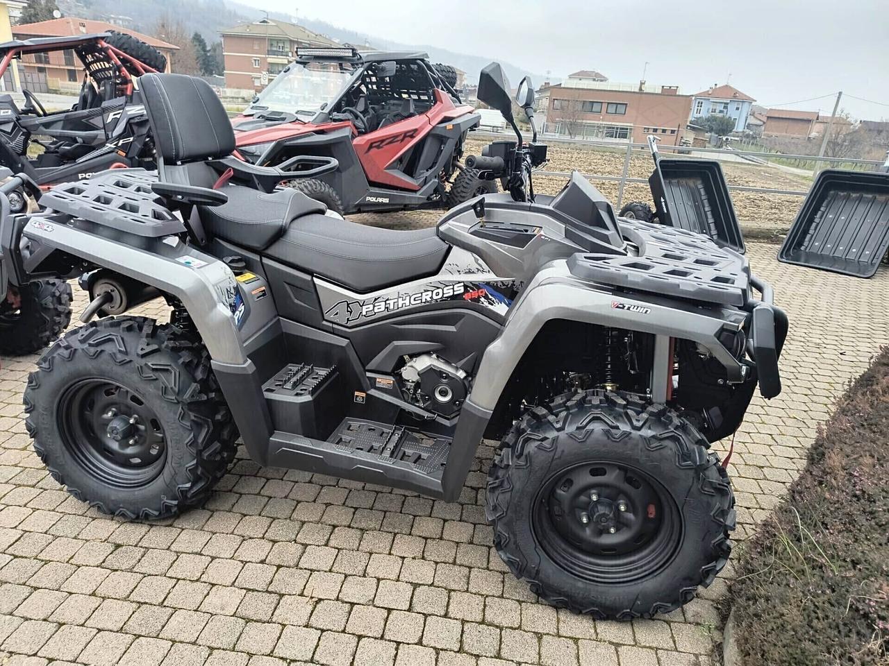 QUAD AODES ODES 850 PATHCROSS TARGA GIALLA