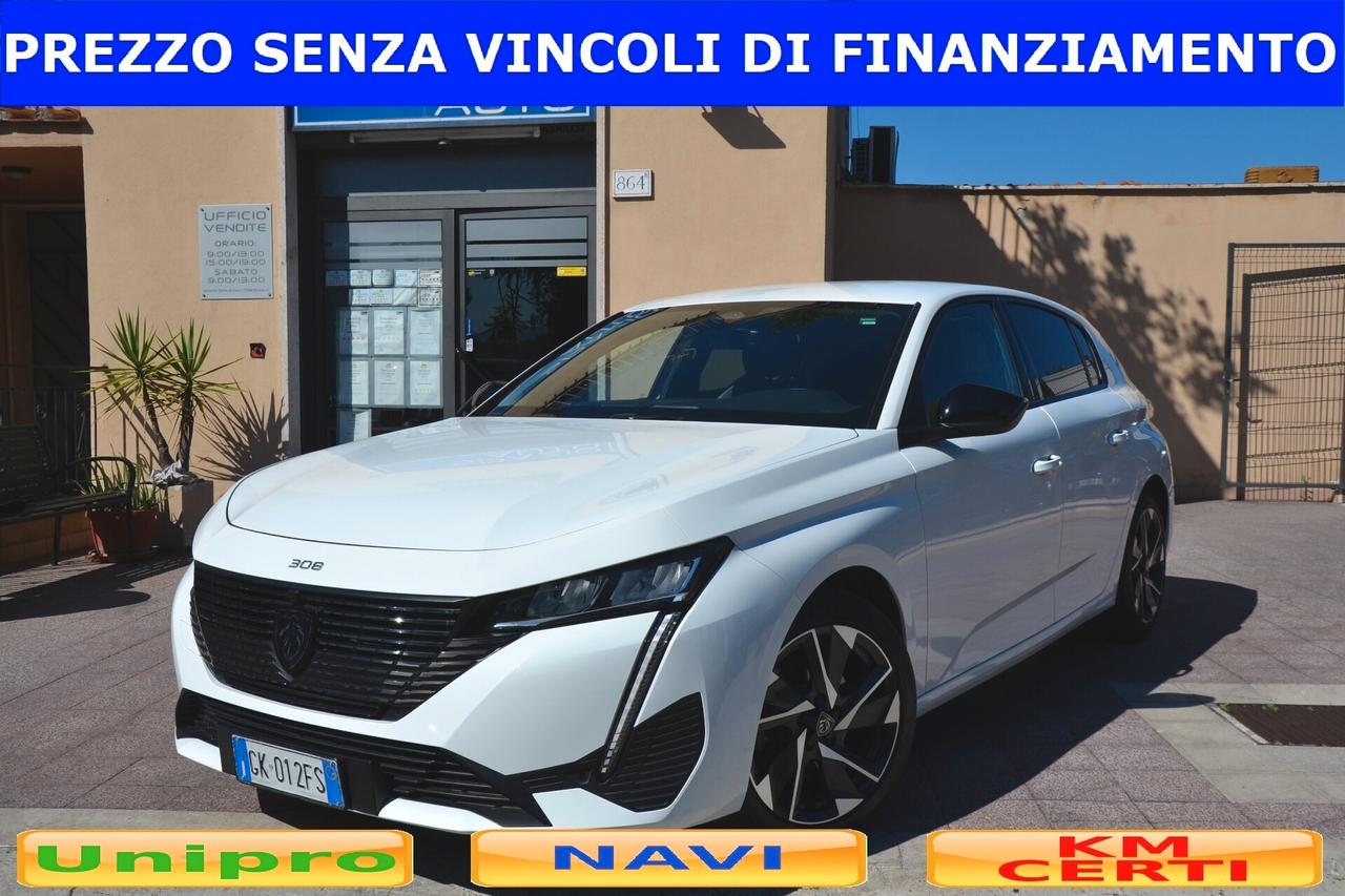 Peugeot 308 1.5 BLUEHDI 130CV EAT8UNIPRO' FATTURABILEPREZZO SENZA VINCOLIGARANZIA 12 MESI️