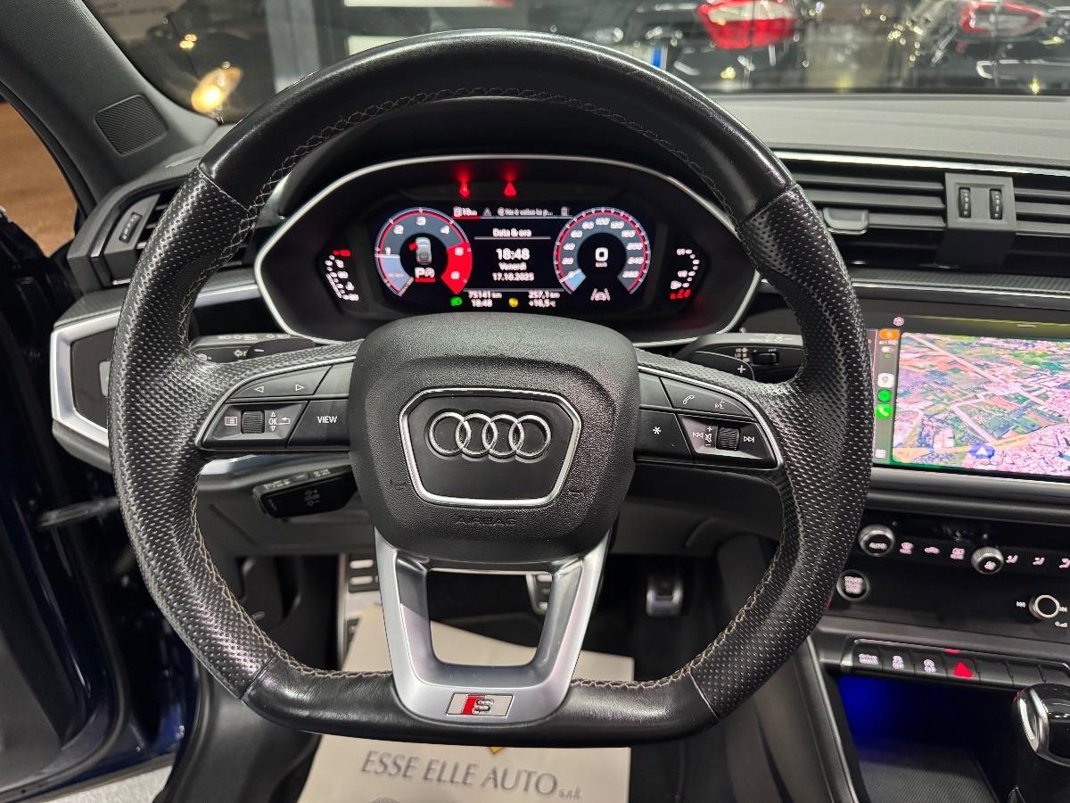 AUDI Q3 SPORTBACK 35 TDI 3XS-LINE QUATTRO TETTO/ LUCI AMBIENTE/ LED/ RADAR