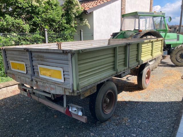 Rimorchio agricolo SCALVENZI 400 cm x 200 cm con docuementi