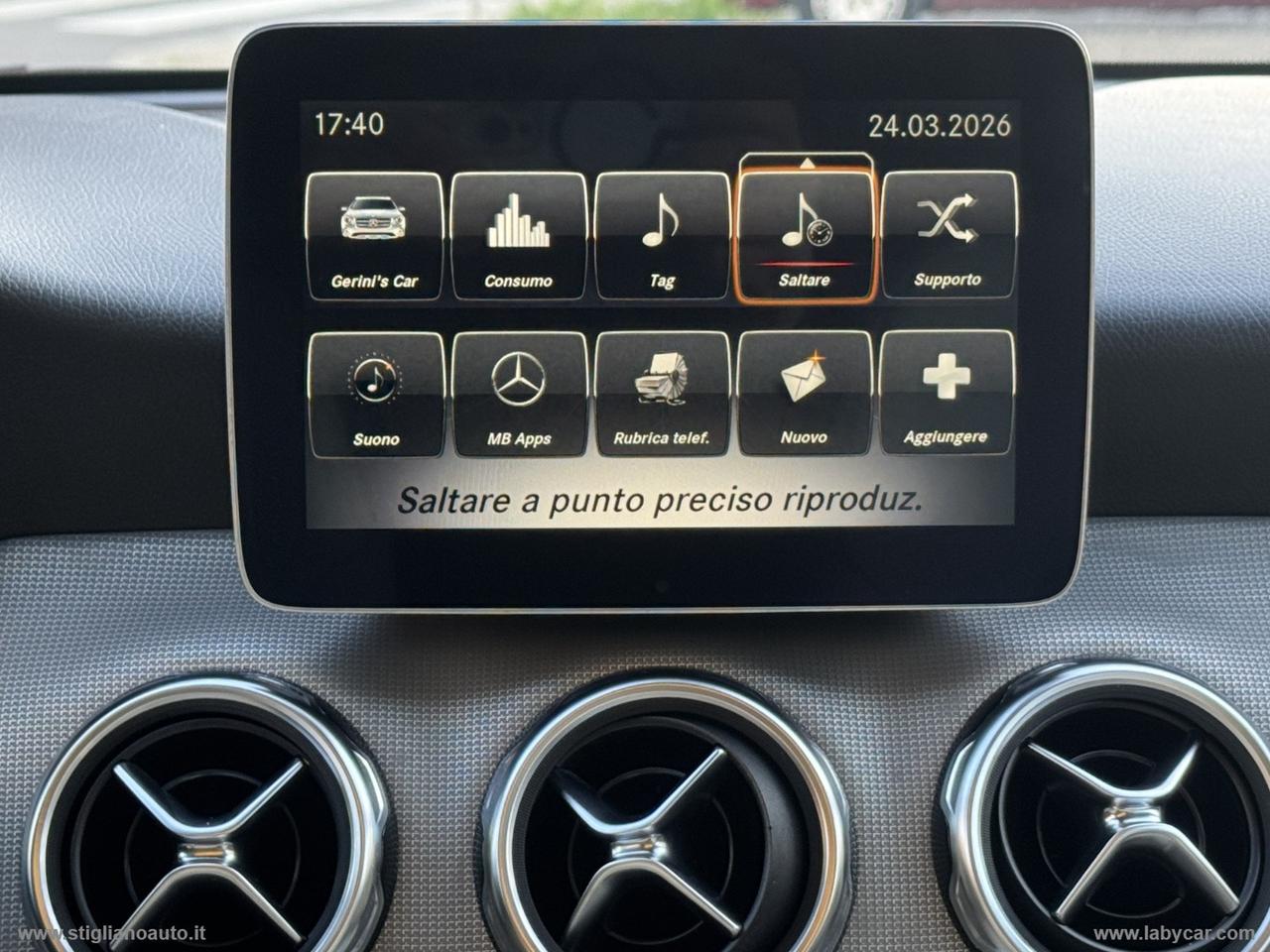 MERCEDES-BENZ GLA 200 d Automatic Sport TETTO PELLE TELEC POST