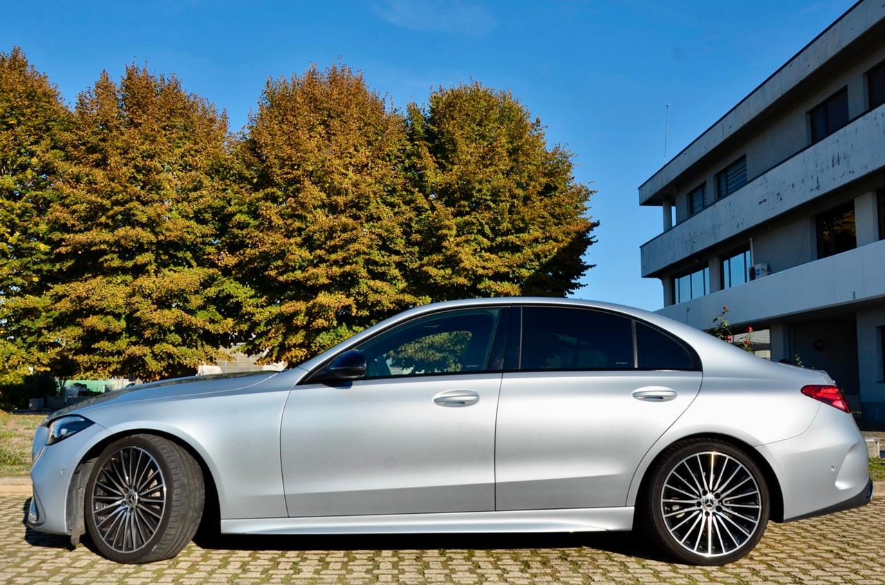 MERCEDES-BENZ C220d MHEV MILD HYBRID PREMIUM AMG LINE 197cv AUTO, UFF ITALIANA, SERVICE MERCEDES, HI-FI PREMIUM, FARI HIGH BEAM, RETROCAMERA, PERMUTE