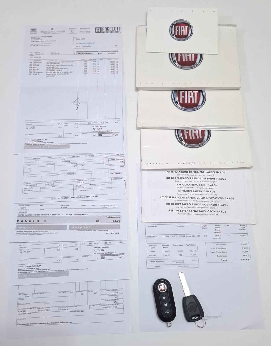 Fiat 500 1.2 Pop METANO