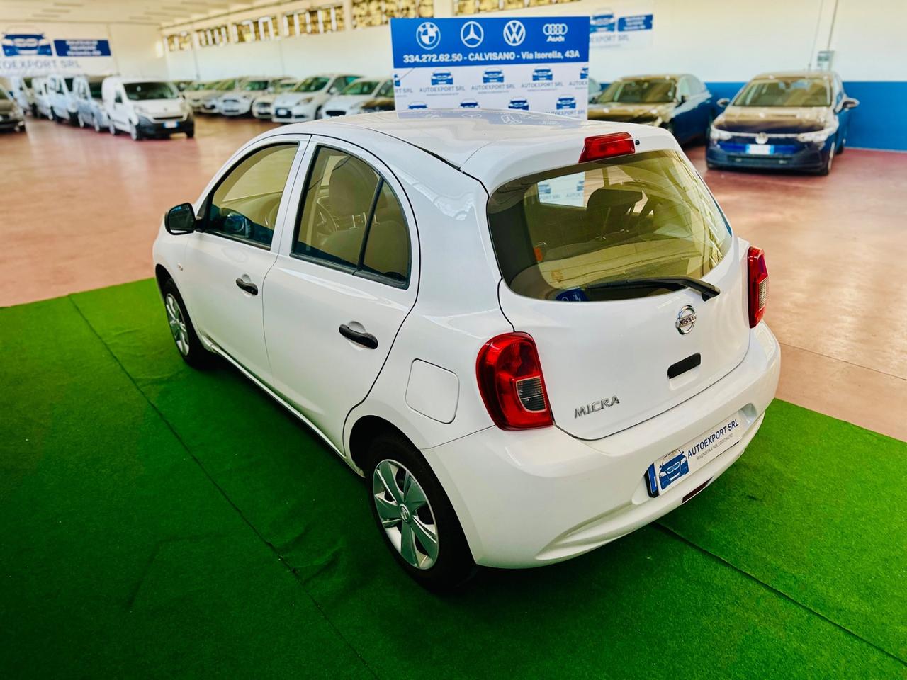 Nissan Micra 1.2 12V 5 porte/ok nella f/2015/kmcertid