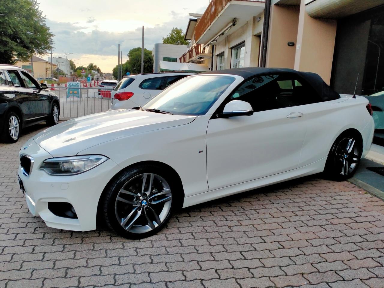 BMW 218 D CABRIO F23 150CV MSPORT STEPTRONIC / FULL SVC BMW / CAMERA / DA VETRINA