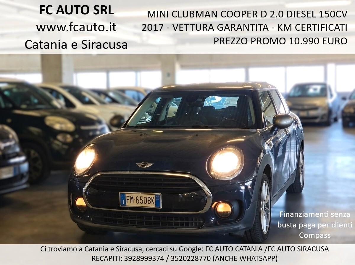Mini Cooper D Clubman 2.0 2017 - PARI AL NUOVO