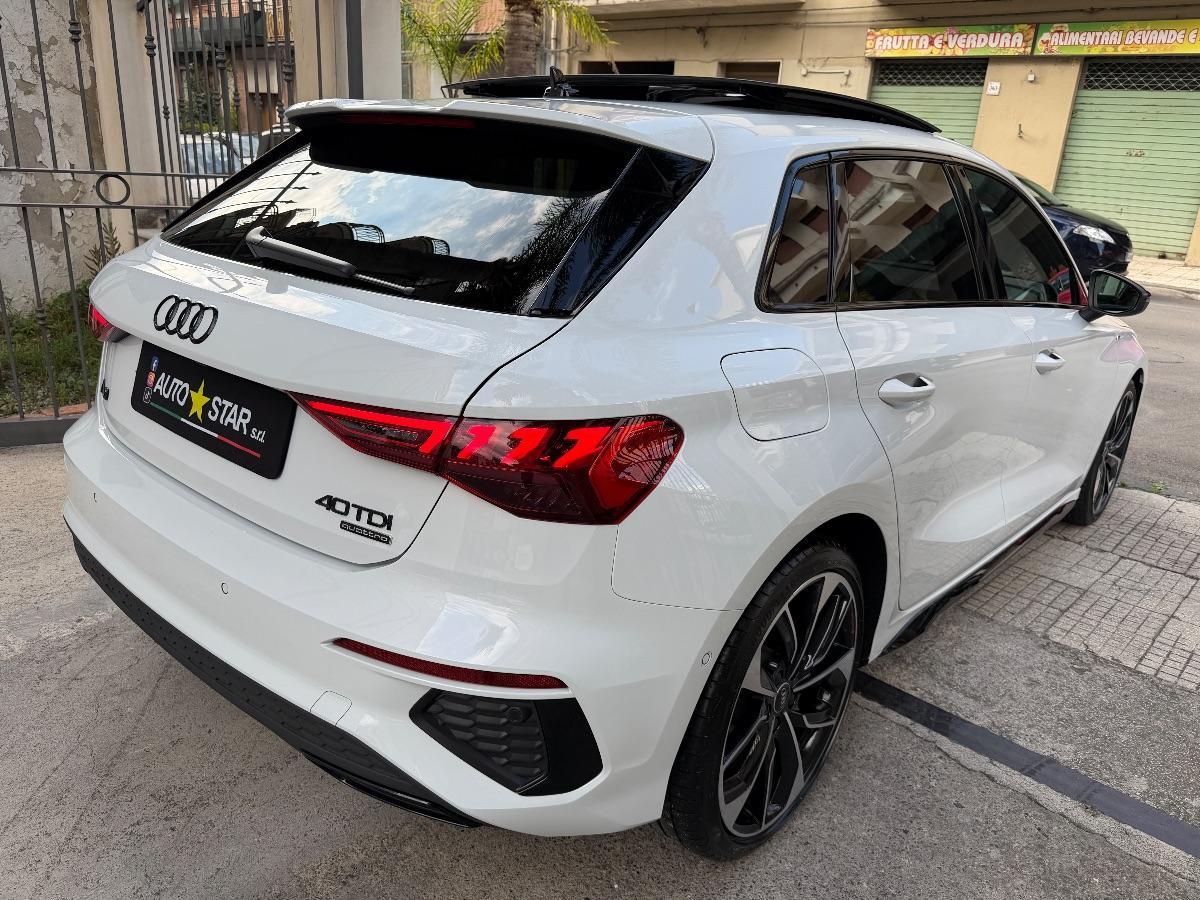 Audi A3 Sportback 40 TDI 200CV Quattro S-line edition Identity Black