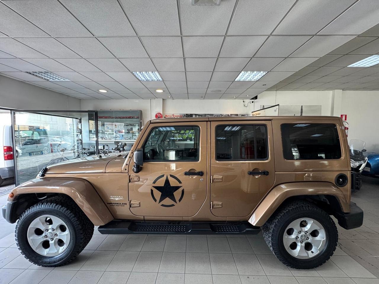 Jeep Wrangler Unlimited 3.6 V6 Sahara Auto PERFETTA MAI FUORISTRADA FULL OPTIONAL