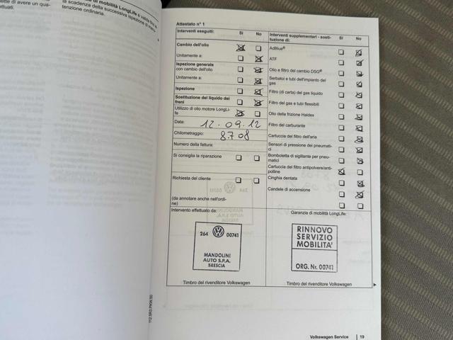 VOLKSWAGEN Polo 1.2 TSI DSG AUTOMATICA Highline OK NEOP POCHI KM