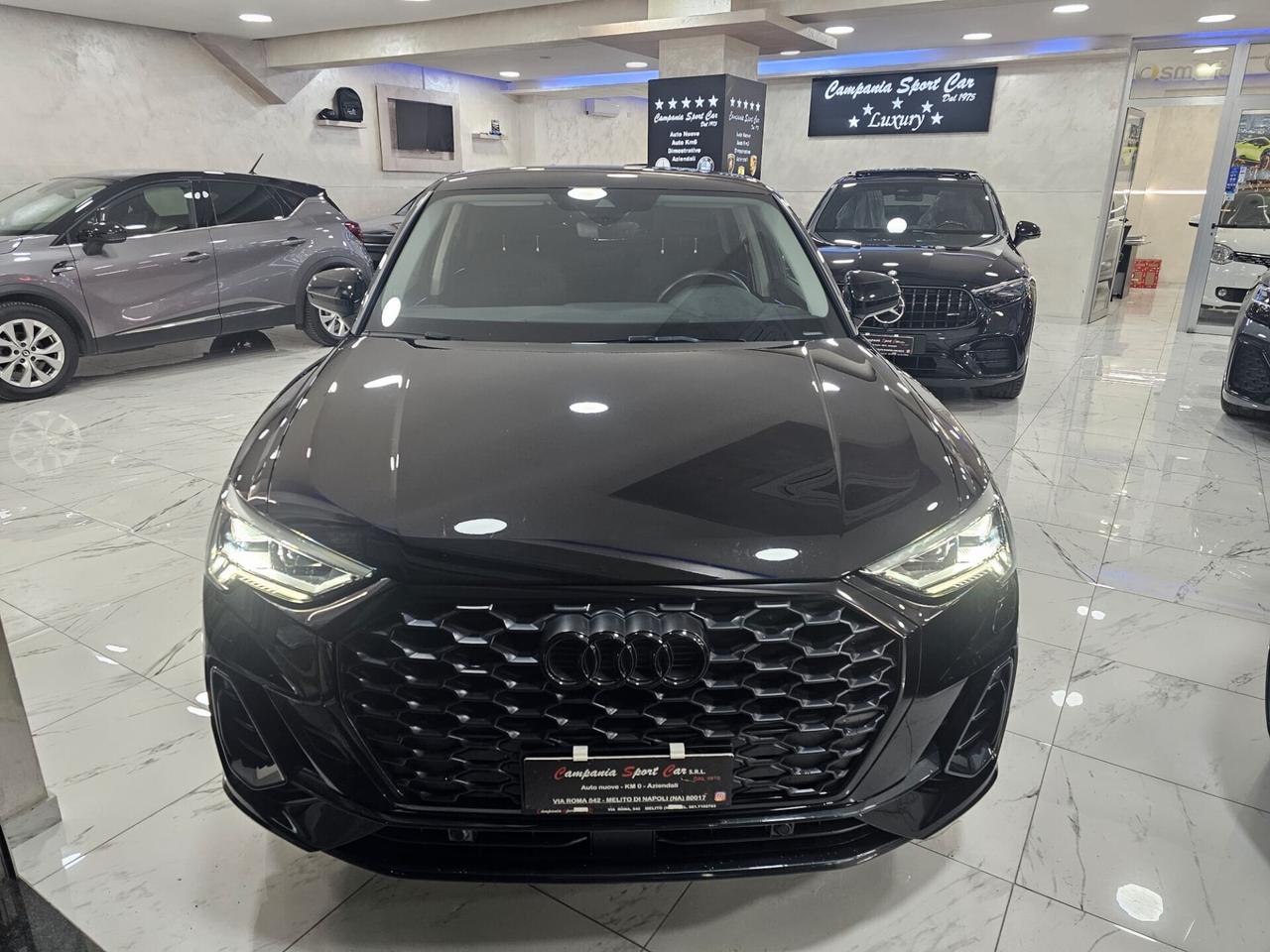 NUOVA AUDI Q3 SPORTBACK S-LINE EDITION 35 TDI 150CV S-TRONIC IDENTITY BLACK