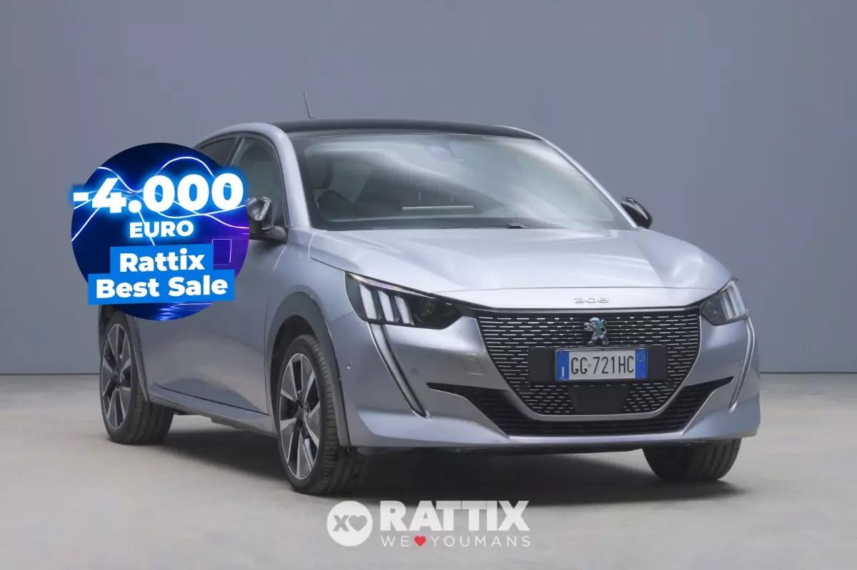 Peugeot e-208 motore elettrico 100KW GT Pack