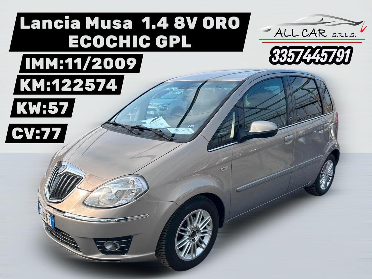 Lancia MUSA 1.4 Oro 8V- Ecochic GPL